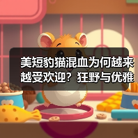 美短豹猫混血为何越来越受欢迎？狂野与优雅的完美结合