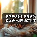 狗狗听话难?科学方法教你轻松训练成好孩子(图3) 狗狗听话难?科学方法教你轻松训练成好孩子(图3)