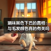猫咪黑色下巴的真相：与毛发颜色真的有关吗？