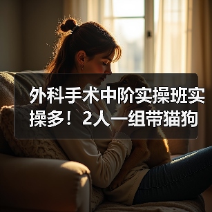 外科手术中阶实操班实操多!2人一组带猫狗提升快(图2) 外科手术中阶实操班实操多!2人一组带猫狗提升快(图2)