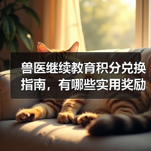 兽医继续教育积分兑换指南,有哪些实用奖励?(图2) 兽医继续教育积分兑换指南,有哪些实用奖励?(图2)