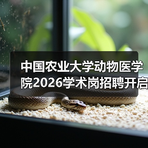 中国农业大学动物医学院2026学术岗招聘开启！应聘者速来了解