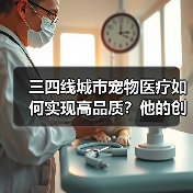 三四线城市宠物医疗如何实现高品质?他的创业故事揭示答案(图2) 三四线城市宠物医疗如何实现高品质?他的创业故事揭示答案(图2)