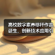 高校数字素养标杆作品诞生,创新技术应用引关注(图2) 高校数字素养标杆作品诞生,创新技术应用引关注(图2)