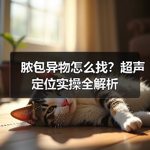 脓包异物怎么找?超声定位实操全解析(图2) 脓包异物怎么找?超声定位实操全解析(图2)