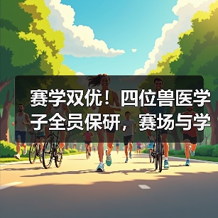 赛学双优!四位兽医学子全员保研,赛场与学术如何双赢?(图3) 赛学双优!四位兽医学子全员保研,赛场与学术如何双赢?(图3)