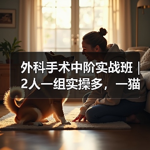 外科手术中阶实战班|2人一组实操多,一猫一狗提升快!(图3) 外科手术中阶实战班|2人一组实操多,一猫一狗提升快!(图3)