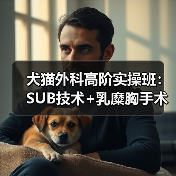 犬猫外科高阶实操班：SUB技术+乳糜胸手术现场实操不容错过！