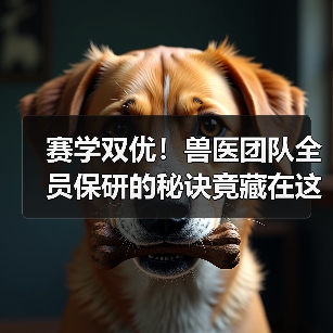 赛学双优!兽医团队全员保研的秘诀竟藏在这(图3) 赛学双优!兽医团队全员保研的秘诀竟藏在这(图3)