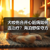 犬咬伤合并心脏病如何选治疗?海泊舒保守方案解析(图3) 犬咬伤合并心脏病如何选治疗?海泊舒保守方案解析(图3)
