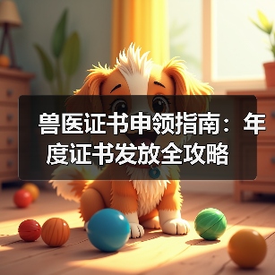 兽医证书申领指南：年度证书发放全攻略