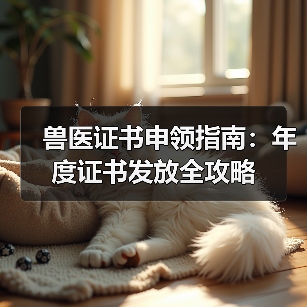 兽医证书申领指南：年度证书发放全攻略（图3）