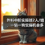 外科中阶实操班2人/组,一猫一狗实操机会多,提升快!(图3) 外科中阶实操班2人/组,一猫一狗实操机会多,提升快!(图3)