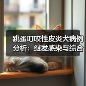 跳蚤叮咬性皮炎犬病例分析:继发感染与综合治疗策略(图3) 跳蚤叮咬性皮炎犬病例分析:继发感染与综合治疗策略(图3)
