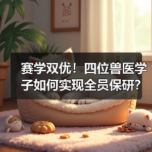 赛学双优!四位兽医学子如何实现全员保研?(图2) 赛学双优!四位兽医学子如何实现全员保研?(图2)