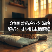 《中国兽药产业》深度解析：才学鹏主编解读行业趋势（图3）