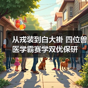 从戎装到白大褂 四位兽医学霸赛学双优保研(图4) 从戎装到白大褂 四位兽医学霸赛学双优保研(图4)
