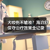 犬咬伤不输液？海泊舒保守治疗效果全记录