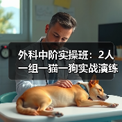 外科中阶实操班:2人一组一猫一狗实战演练,技能提升快(图3) 外科中阶实操班:2人一组一猫一狗实战演练,技能提升快(图3)