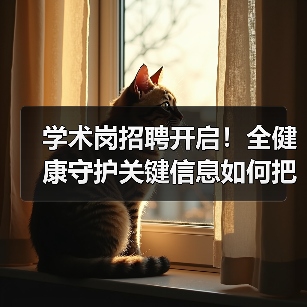 学术岗招聘开启！全健康守护关键信息如何把握？（图3）