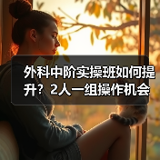 外科中阶实操班如何提升？2人一组操作机会不容错过！