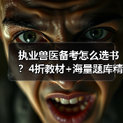 执业兽医备考怎么选书？4折教材+海量题库精准覆盖考点