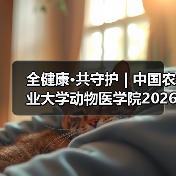 全健康·共守护 | 中国农业大学动物医学院2026年第一批学术岗招聘启动！