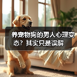 养宠物狗的男人心理变态？其实只是误解