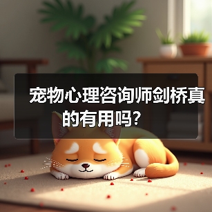 宠物心理咨询师剑桥真的有用吗？