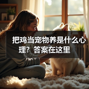 把鸡当宠物养是什么心理?答案在这里(图2) 把鸡当宠物养是什么心理?答案在这里(图2)