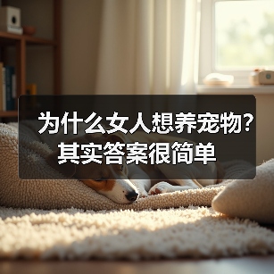 为什么女人想养宠物？其实答案很简单