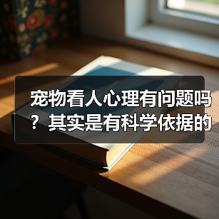 宠物看人心理有问题吗？其实是有科学依据的（图4）