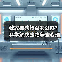 我家猫狗抢食怎么办？科学解决宠物争宠心理问题