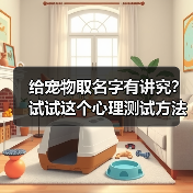 给宠物取名字有讲究?试试这个心理测试方法(图1) 给宠物取名字有讲究?试试这个心理测试方法(图1)