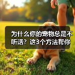 为什么你的宠物总是不听话？这3个方法帮你解决