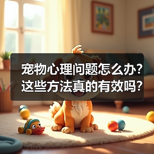 宠物心理问题怎么办？这些方法真的有效吗？