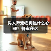 男人养宠物狗是什么心理?答案在这(图1) 男人养宠物狗是什么心理?答案在这(图1)