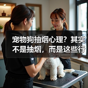 宠物狗抽烟心理？其实不是抽烟，而是这些行为在“模仿”！