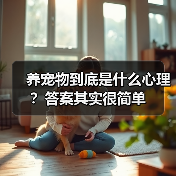 养宠物到底是什么心理?答案其实很简单(图3) 养宠物到底是什么心理?答案其实很简单(图3)