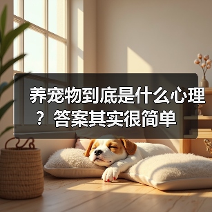 养宠物到底是什么心理?答案其实很简单(图2) 养宠物到底是什么心理?答案其实很简单(图2)