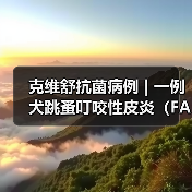 克维舒抗菌病例 | 一例犬跳蚤叮咬性皮炎(FAD)的病例分析(图1) 克维舒抗菌病例 | 一例犬跳蚤叮咬性皮炎(FAD)的病例分析(图1)
