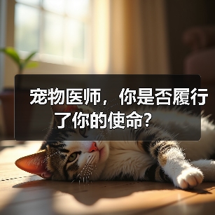 宠物医师,你是否履行了你的使命?(图4) 宠物医师,你是否履行了你的使命?(图4)