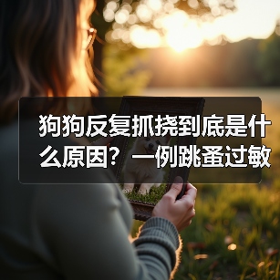 狗狗反复抓挠到底是什么原因？一例跳蚤过敏性皮炎的诊疗启示