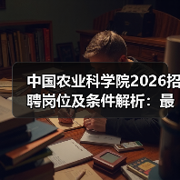 中国农业科学院2026招聘岗位及条件解析:最新招聘信息(图3) 中国农业科学院2026招聘岗位及条件解析:最新招聘信息(图3)
