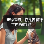 宠物医师,你是否履行了你的使命?(图3) 宠物医师,你是否履行了你的使命?(图3)