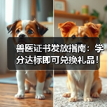 兽医证书发放指南：学分达标即可兑换礼品！