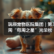 瑞辰宠物医院集团 | 第3周“每周之星”光荣榜(图3) 瑞辰宠物医院集团 | 第3周“每周之星”光荣榜(图3)