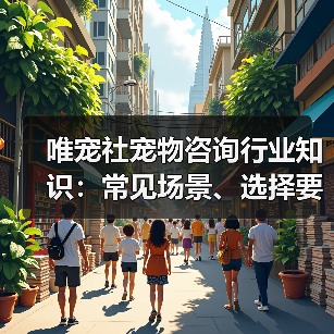 唯宠社宠物咨询行业知识:常见场景、选择要点与注意事项(图2) 唯宠社宠物咨询行业知识:常见场景、选择要点与注意事项(图2)