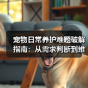 宠物日常养护难题破解指南:从需求判断到维护全攻略(图3) 宠物日常养护难题破解指南:从需求判断到维护全攻略(图3)