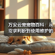 万安云宠宠物百科：从需求判断到使用维护的日常经验（图1）